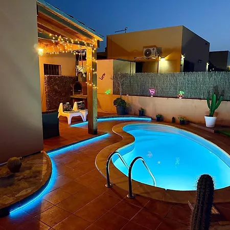Villa Dar Nur Ideal For Families, Couples, And Digital Nomads With Private Pool Bbq Solarium La Oliva