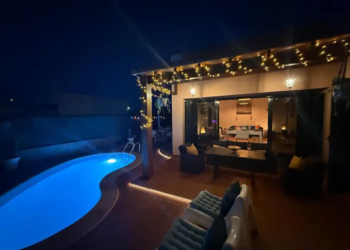 Dar Nur Ideal For Families, Couples, And Digital Nomads With Private Pool Bbq Solarium 라 올리바